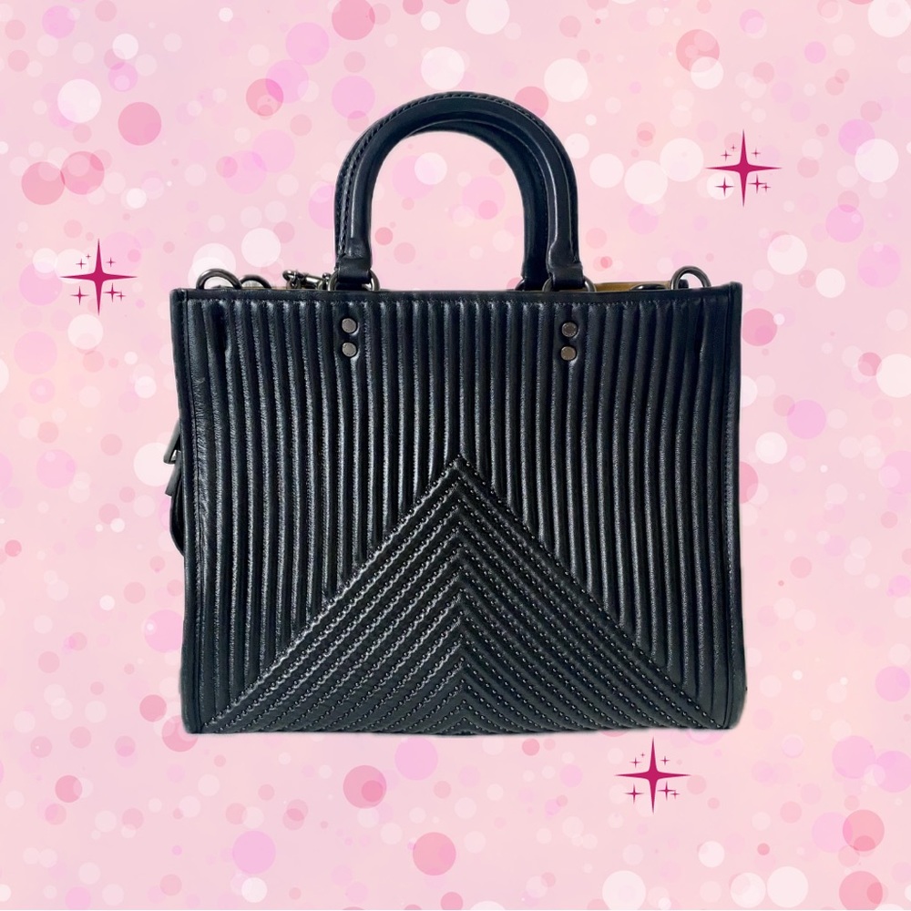 🖤🔥 1941 Coach Rogue w/ Quilting And Rivets - Black 🖤🔥